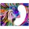 Designart - Colorful Faces - Abstract People Print on Wrapped Canvas set